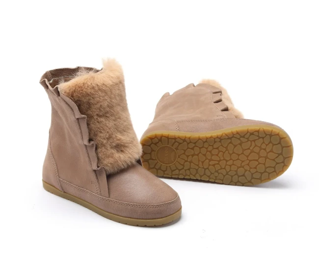 Donsje obuwie dziecięce zimowe Parsie Hazelnut Leather 2023400