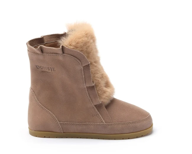 Donsje Parsie Hazelnut Leather - buty zimowe dla dzieci - 2023400