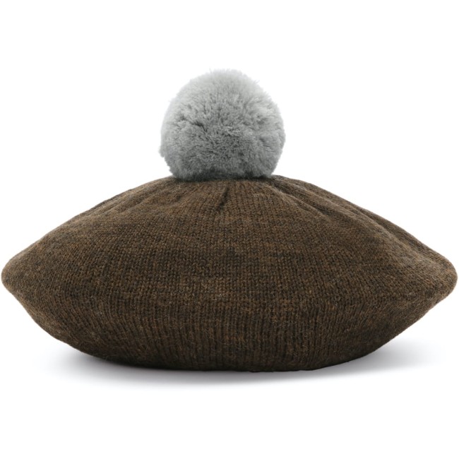 Konges Slojd beret merino Belou brown