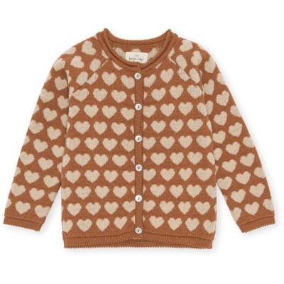 Konges slojd Elli cardigan leather brown