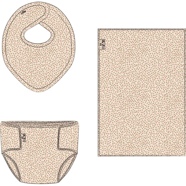 Zestaw dla lalki Konges slojd doll nursery set Milk tank