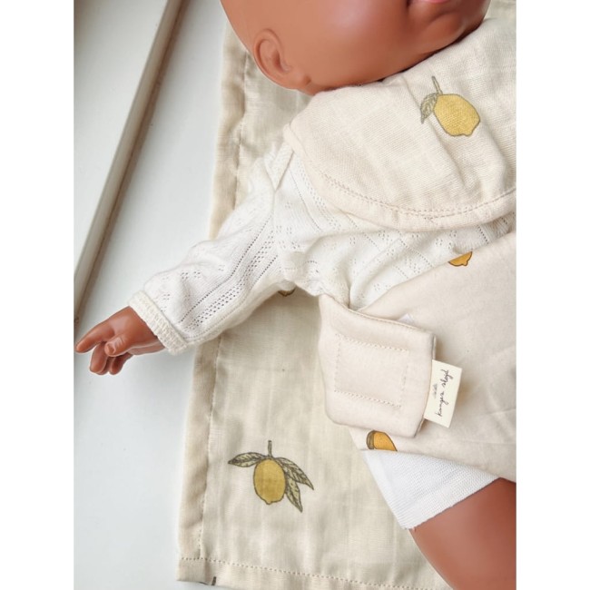 Konges Slojd doll nursery set zestaw dla lalki Lemon