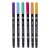 Apli Kids Brush Marker - Markery dwustronne - 6 kolorów pastelowych