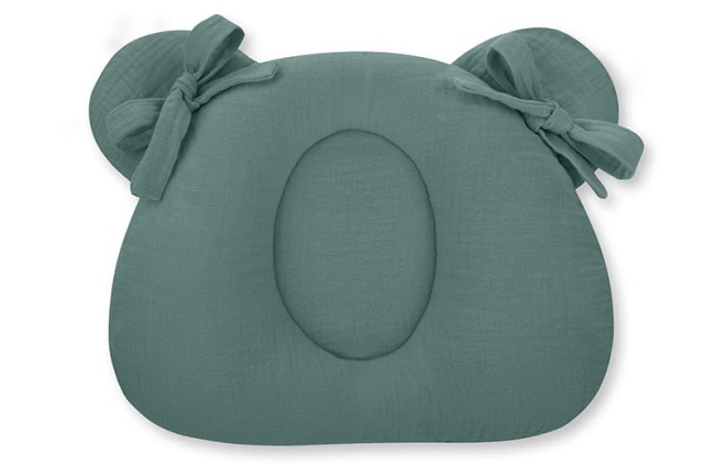 Sleepee poduszka muślinowa z wgłębieniem na główkę - ocean green