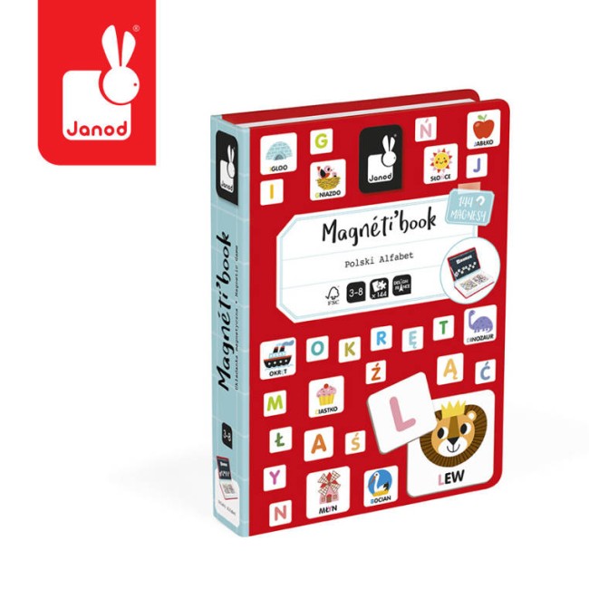 Janod Magnetibook Magnetyczna Polski alfabet