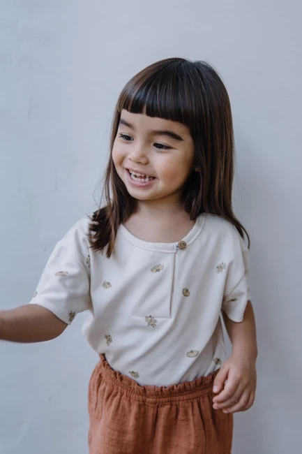 Studio Boheme T-shirt Orso - banana/ecru