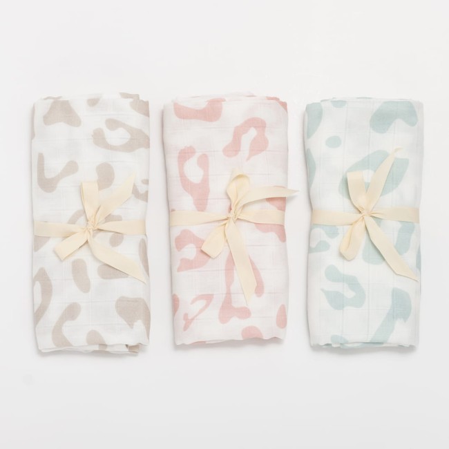 Bim Bla Otulacz bambusowo-bawełniany Leo - beż