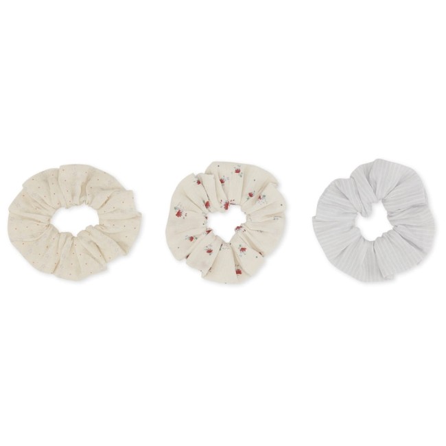 Konges Slojd zestaw gumek do włosów Lilu - print mix