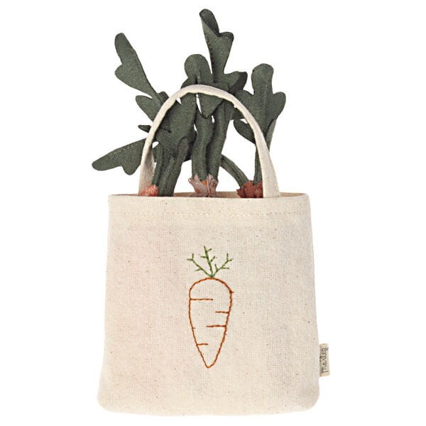 Maileg Carrots in shopping bag - marchewki w torbie zakupowej