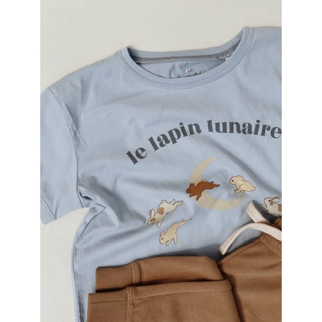 Tshirt Konges Slojd Famo tee - pearl blue