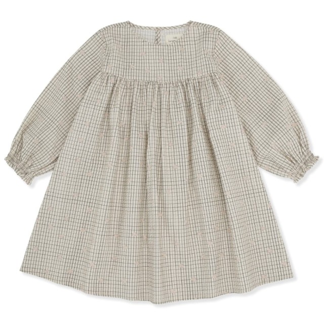 Konges Slojd sukienka Bitsy - Three leaf check