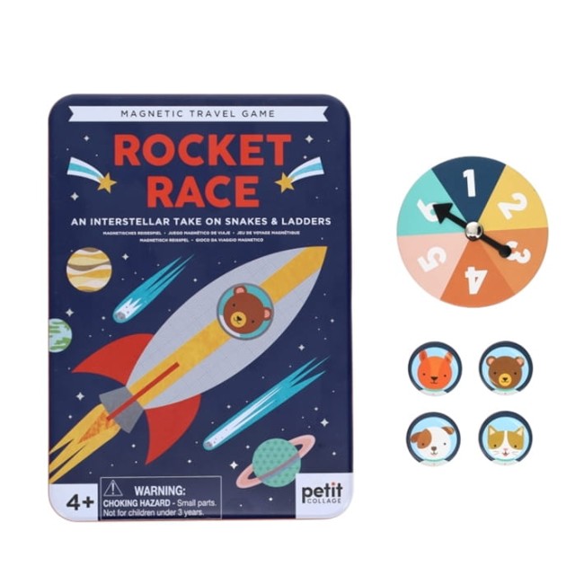 Petit Collage Gra Magnetyczna Wyścig Rakiet PTC641 Zabawki/Kreatywne powyżej 4 lat - Kolibelek - sklep dla dzieci Wolsztyn