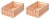 Liewood Skrzynka Weston M 2-pack - tuscany rose - LW14677 2074