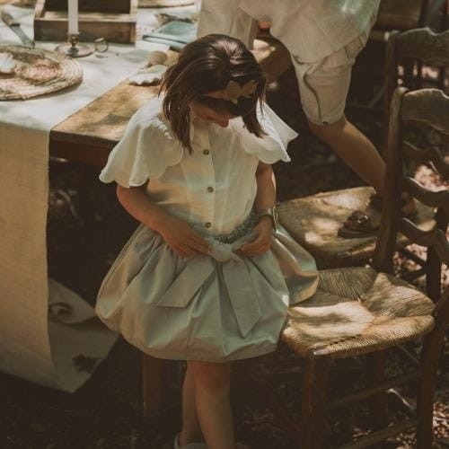 Donsje Amsterdam Poda Blouse Lily white - bluzka dla dzieci