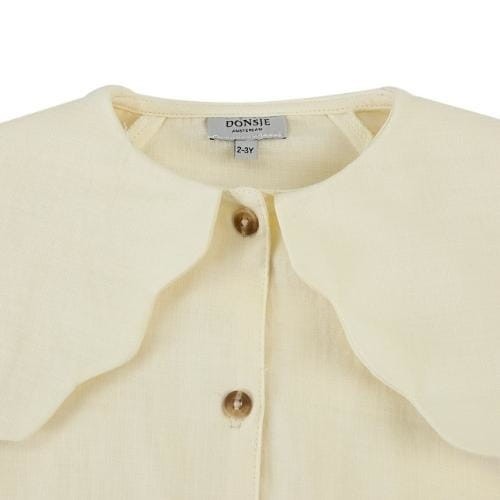 Donsje Amsterdam Poda Blouse Lily white - bluzka dla dziewczynki