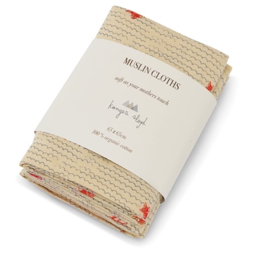 Konges Slojd pieluszki muślinowe Bonderose big