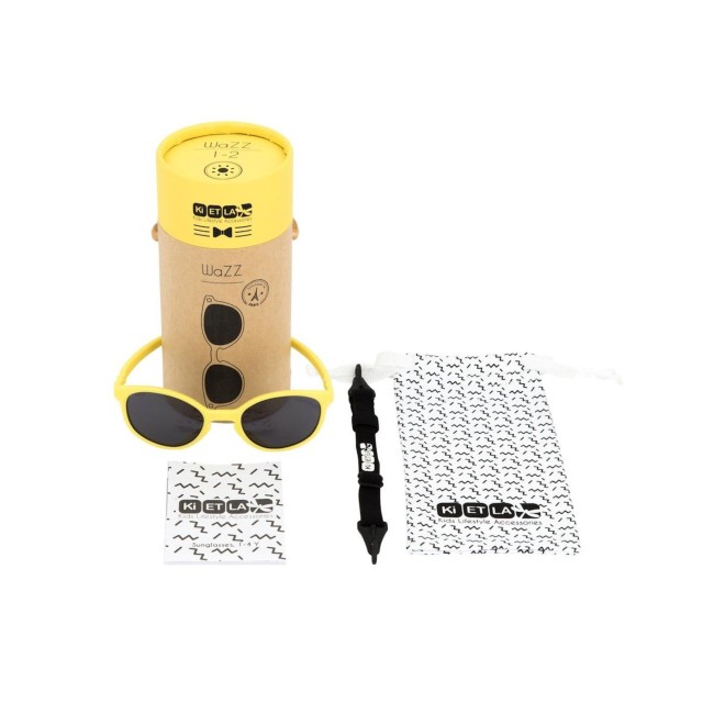 Ki ET LA WAZZ Yellow - okulary przeciwsłoneczne dla dzieci
