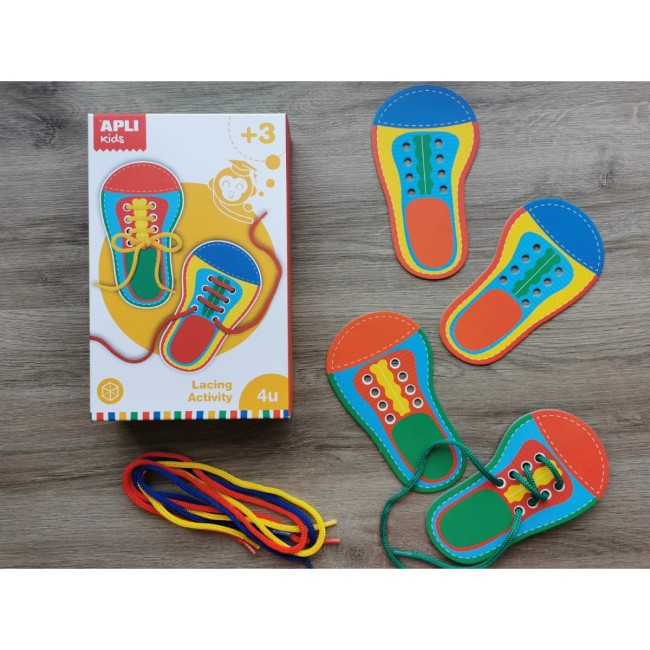 Zestaw do nauki wiązania butów - Apli Kids