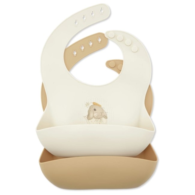 Konges Slojd 2 pack silikonowych śliniaków Silicone Bib Everday uniform