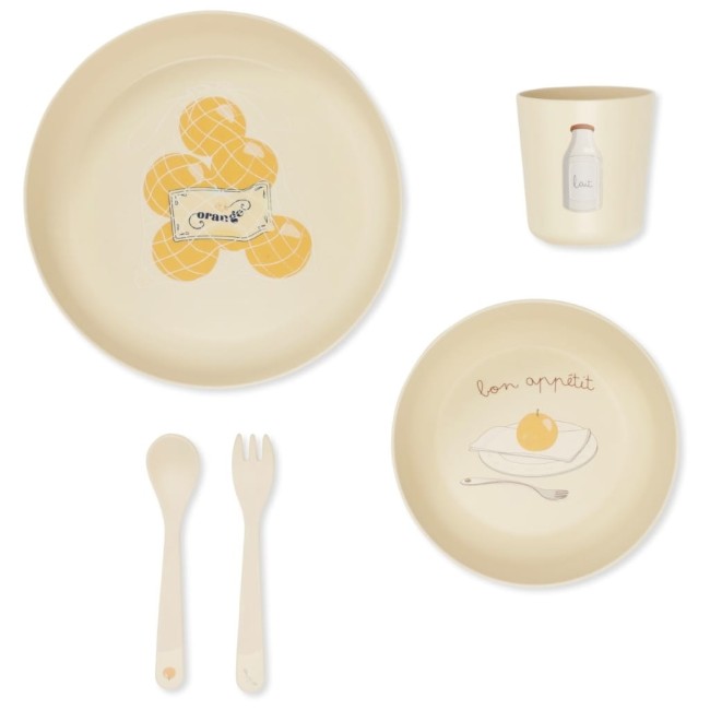 Konges Slojd dinner set Zestaw obiadowy - Belle musicien