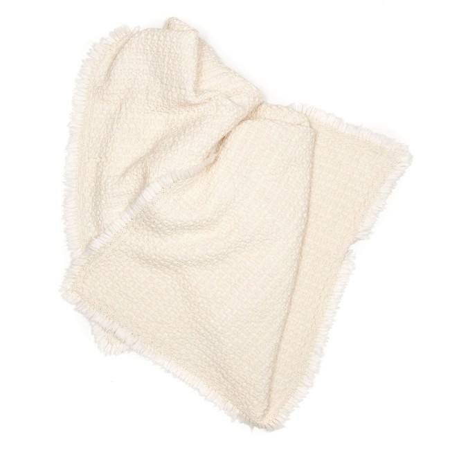 Huttelihut Waffle kocyk - Off white