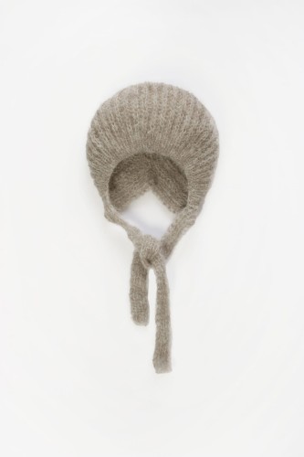 Booboo bonetka alpaka jedwab szara