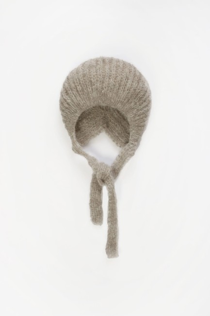 Booboo bonetka alpaka jedwab szara