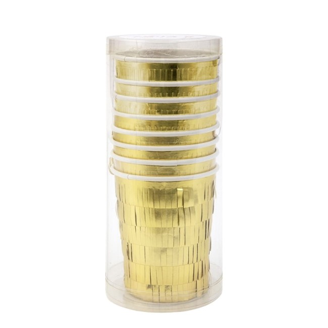 Meri Meri kubeczki Gold Fringe