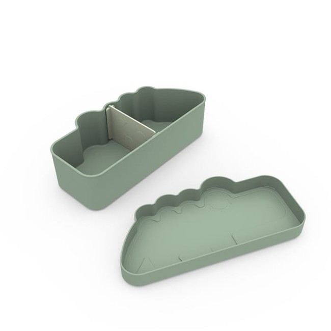 Done by Deer Pudełko Lunchbox Croco Green 1216723 Kuchnia/Przechowywanie - Kolibelek - artykuły dla dzieci Wolsztyn