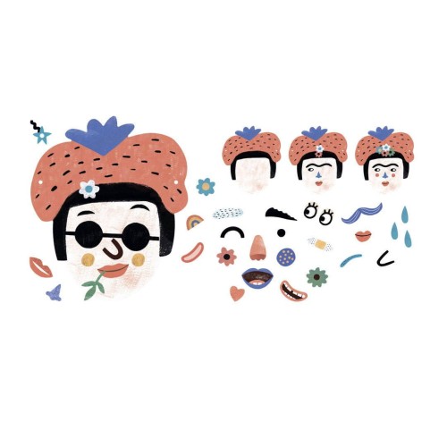 Londji Gra kreatywna z naklejkami Make New Friends R-2080