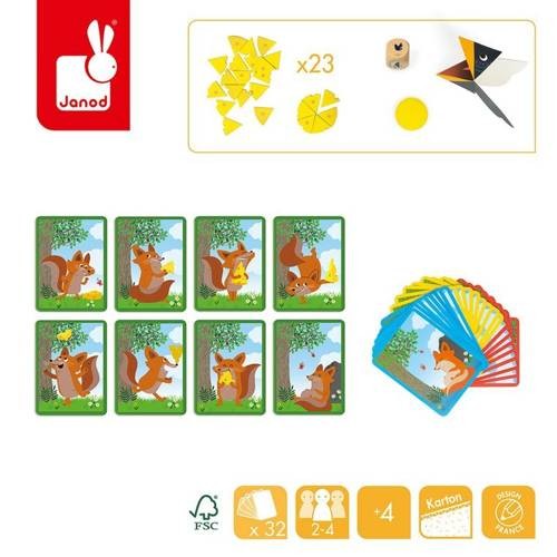 Janod gra zręcznościowa Serowa bitwa 4+