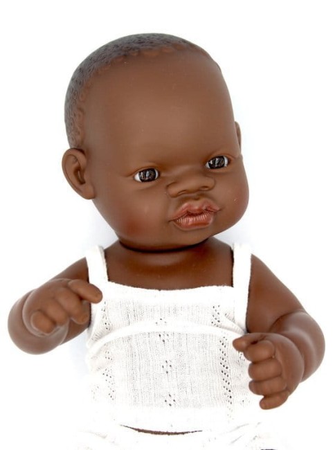 Miniland Baby Lalka Chłopiec Afrykańczyk 32cm