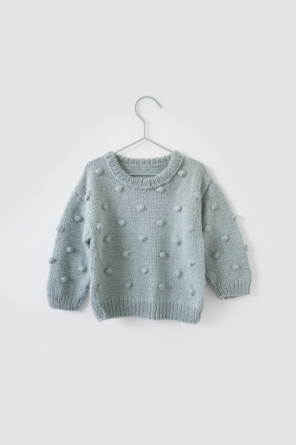 Booboo sweterek kropka miętowy