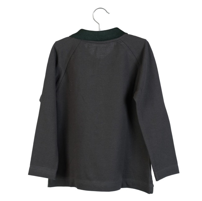 Little Hedonist bluzka Polo z długim rękawem Finn - Pirate black