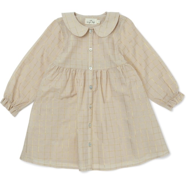 Konges Slojd sukienka Ada check dress - moonlight