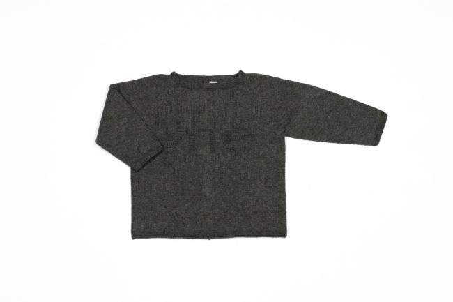 Li&me sweterek cotton Moi dark grey