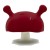 Mombella Gryzak Grzybek Mushroom Chimney Red 8126 Spacer/Smoczki i gryzaki - Kolibelek - sklep dla dzieci Wolsztyn