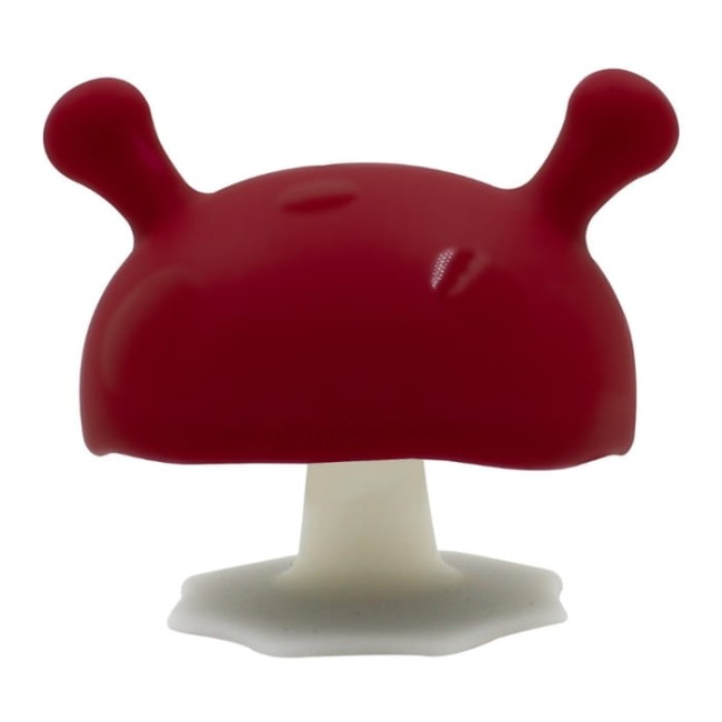 Mombella Gryzak Grzybek Mushroom Chimney Red 8126 Spacer/Smoczki i gryzaki - Kolibelek - sklep dla dzieci Wolsztyn