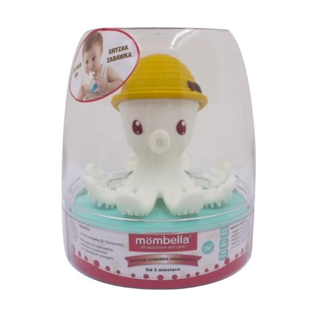 Mombella Gryzak Zabawka Ośmiornica Curry 8122 Spacer/Smoczki i gryzaki - Kolibelek - artykuły dla dzieci Wolsztyn
