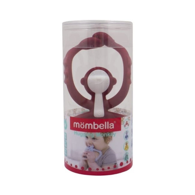 Mombella Gryzak Zabawka Małpka Chimney Red 8131 Spacer/Smoczki i gryzaki - Kolibelek - artykuły dla dzieci Wolsztyn