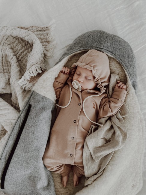 Litill Fugl śpiworek wool