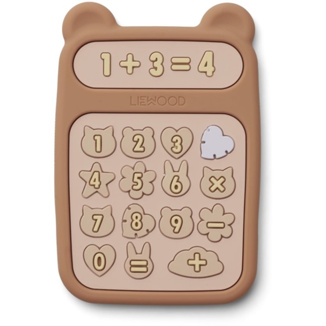 Liewood Silikonowy kalkulator Niels calculator Tuscany rose multi mix