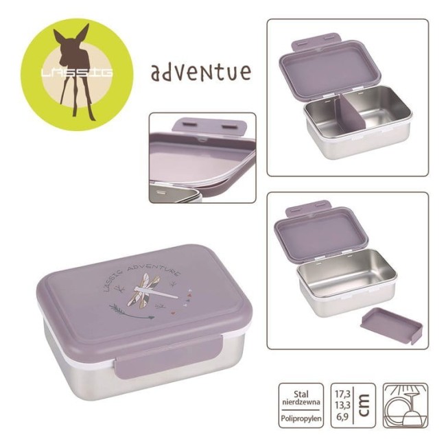 Lassig lunchbox ze stali nierdzewnej Adventure