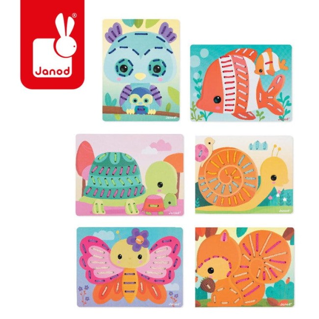 Janod przeplatanka Zwierzątka 6170