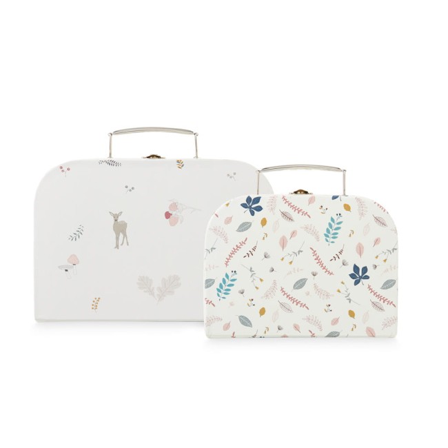 Cam Cam Copenhagen zestaw walizek mix fawn, pressed leaves roses