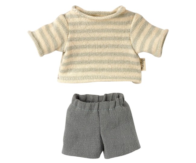 Maileg ubranko dla misia, blouse and shorts, Teddy junior
