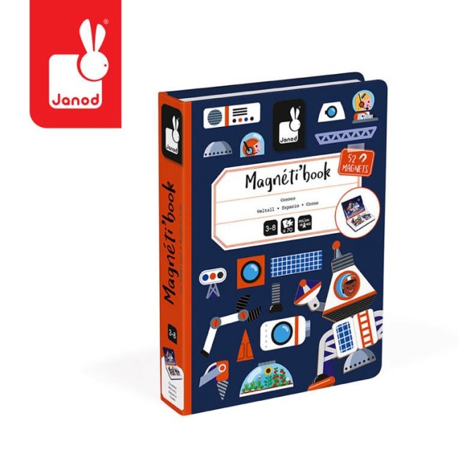 Janod Magnetibook Magnetyczna Układanka Kosmos