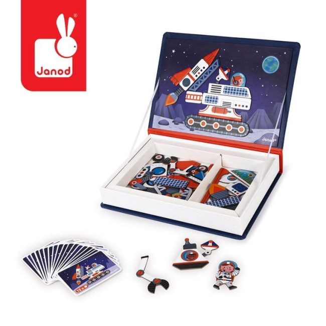 Janod Magnetibook Magnetyczna Układanka Kosmos