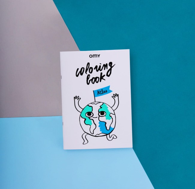 OMY kolorowanka - atlas