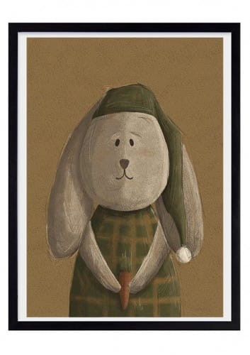 OliOliposters plakat Girl Rabbit